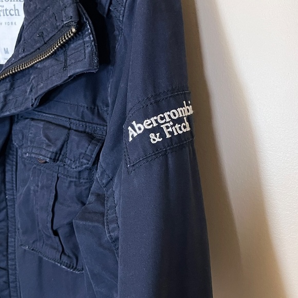 Abercrombie & Fitch Y2K Field Military Style Jacket - Men's Size M - Blue - Picture 2 of 11